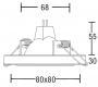 Светильник потолочный врезной Brumberg deco & object - 0283.00