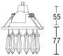 Светильник потолочный врезной Brumberg deco & object - 0284.00