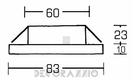 Светильник потолочный врезной Brumberg with high degree of protection - 1355.00