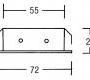 Светильник потолочный врезной Brumberg recessed spots for furnitures - 2007.02