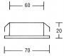 Светильник  потолочный врезной Brumberg recessed spots for furnitures - 2070.02