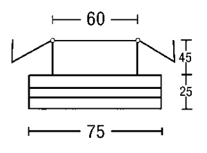 Светильник потолочный врезной Brumberg with high degree of protection - 2194.25