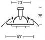 Светильник потолочный врезной (Светильник точечный) Brumberg with high degree of protection - 2293.02