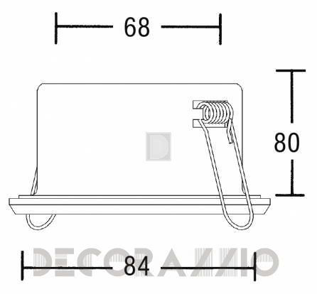 Светильник потолочный врезной (Светильник точечный) Brumberg with high degree of protection - 2339.42