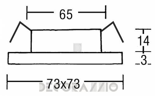 Светильник потолочный врезной Brumberg recessed spots for furnitures - 2359.00