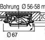 Светильник потолочный врезной (Светильник точечный) Brumberg recessed spots for furnitures - 2461.07