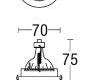 Светильник потолочный врезной Brumberg deco & object - 2531.15