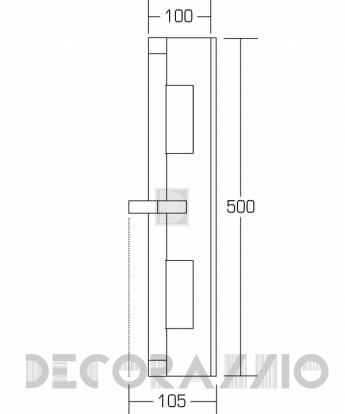 Светильник настенный накладной (Бра) Brumberg object & design - B4B002KW