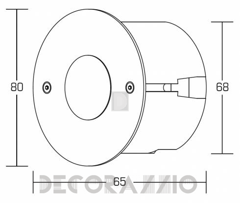 Светильник настенный врезной Brumberg LED-wall and orientation lights - P3937W