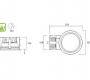 Светильник потолочный/настенный врезной i-Led DOWNLIGHTS - 94177