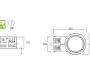 Светильник потолочный/настенный врезной i-Led DOWNLIGHTS - 94178
