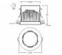 Светильник потолочный/настенный врезной i-Led DOWNLIGHTS - 94673