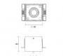 Светильник потолочный/настенный врезной i-Led SQUARE SPOTS - 92140