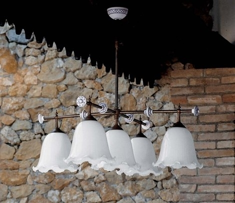 Светильник потолочный подвесной Aldo Bernardi I Classici in Ceramica - 9105/IB/P