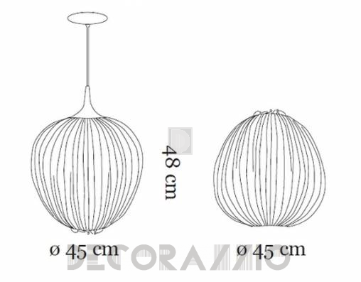 Светильник потолочный подвесной Aqua Creations Morning Glory Collection - Dippa