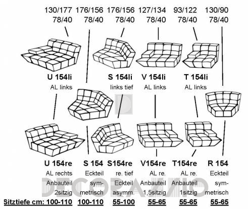 Диван модульный Bretz Cloud7 - VRT154_1