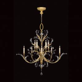 Светильник  потолочный подвесной (Люстра) Fine Art Lamps Beveled Arcs Gold, 760640
