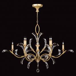 Светильник  потолочный подвесной (Люстра) Fine Art Lamps Beveled Arcs Gold, 761640