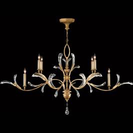 Светильник  потолочный подвесной (Люстра) Fine Art Lamps Beveled Arcs Gold, 761840