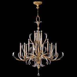 Светильник  потолочный подвесной (Люстра) Fine Art Lamps Beveled Arcs Gold, 770040