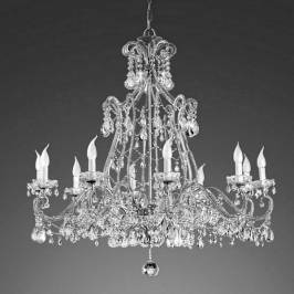 Светильник  потолочный подвесной (Люстра) Arizzi 103, 103/10 silver leaf