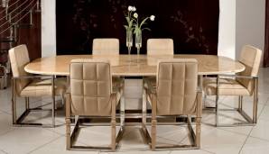 Обеденный стол Ipe Cavalli VOYAGER, VOYAGER dining table marble