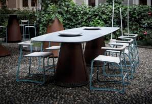 Обеденный стол Arclinea Quilba, Quilba outdoor table