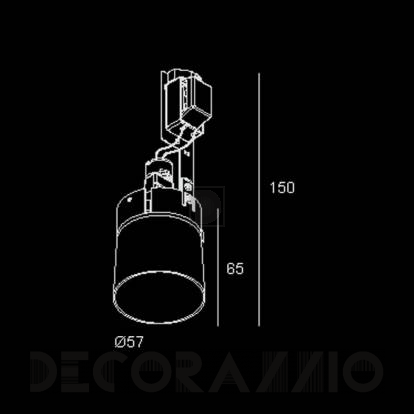 Светильник потолочный врезной Delta Light Mini Diro II - 202 41 58 51 W