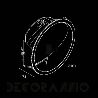 Светильник настенный врезной Delta Light Skelp - 320 02 12 B-MMAT