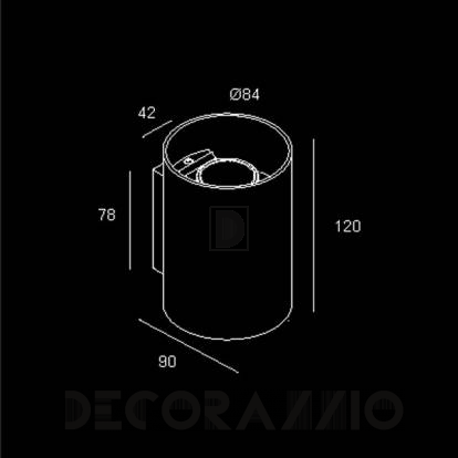 Светильник настенный накладной Delta Light Ultra - 279 61 18102 A