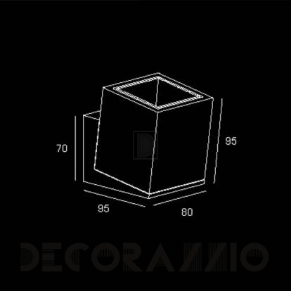 Светильник настенный накладной Delta Light Boxy - 251 69 8122 W-W