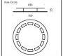 Светильник настенный накладной Top Light Circle - 1-0370