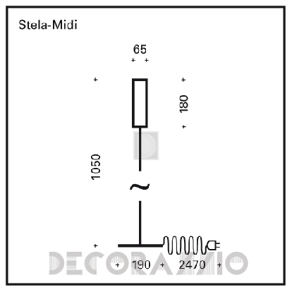 Светильник  напольный накладной Top Light Stela - 6-07105