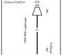 Светильник уличный напольный (Торшер) Top Light Octopus Outdoor - 19-01130GE