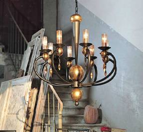 Светильник  потолочный подвесной (Люстра) MM Lampadari Iris, 5831/8