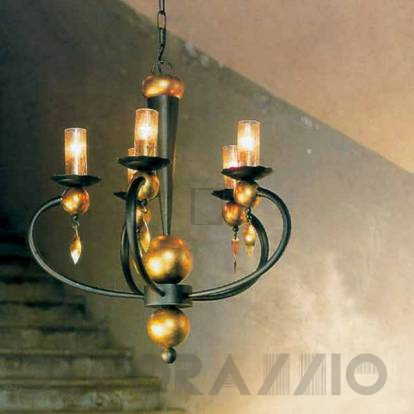 Светильник потолочный подвесной (Люстра) MM Lampadari Iris - 5831/5