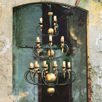Светильник потолочный подвесной (Люстра) MM Lampadari Iris - 5831/12+6+3