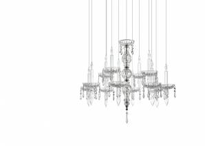 Светильник  потолочный подвесной Facon De Venise LIMELIGHT, QLL12.4