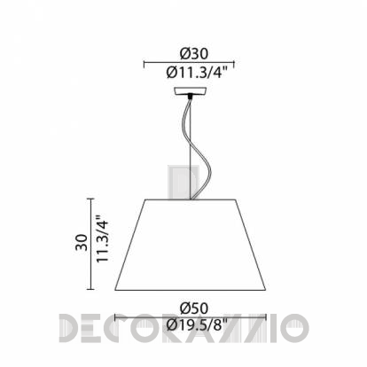 Светильник потолочный подвесной Murano Luce MLAMPSHADES - SOCO5001