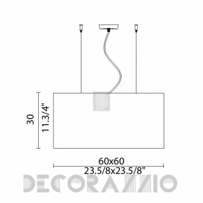 Светильник  потолочный подвесной Murano Luce MLAMPSHADES - SOSQ6001
