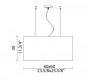 Светильник  потолочный подвесной Murano Luce MLAMPSHADES - SOSQ6001