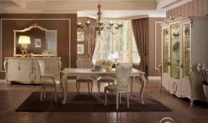 Обеденный стол Arredo Classic Tiziano, Tiziano RECTANGULAR FIXED TOP TABLE