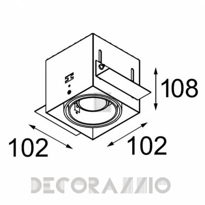 Светильник потолочный врезной (Светильник точечный) Modular Mini-multiple - 10381502