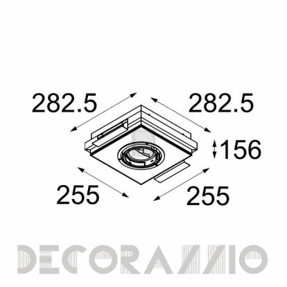 Светильник потолочный врезной (Светильник точечный) Modular Flush - 10900101