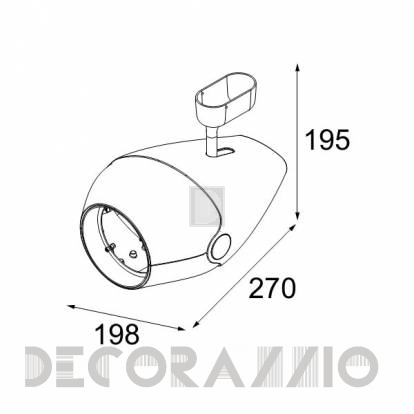 Светильник потолочный накладной Modular Nozzle - 11372632
