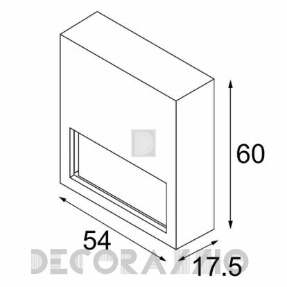 Светильник настенный накладной (Бра) Modular Ruute - 12320032
