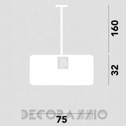 Светильник  потолочный подвесной Modoluce ICARO - ICIESO075G01083