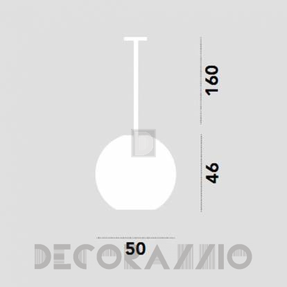 Светильник потолочный подвесной Modoluce ICARO - IBOESO050G01083