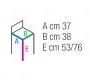 Стул барный Contral 325 BCO - 325 BCO