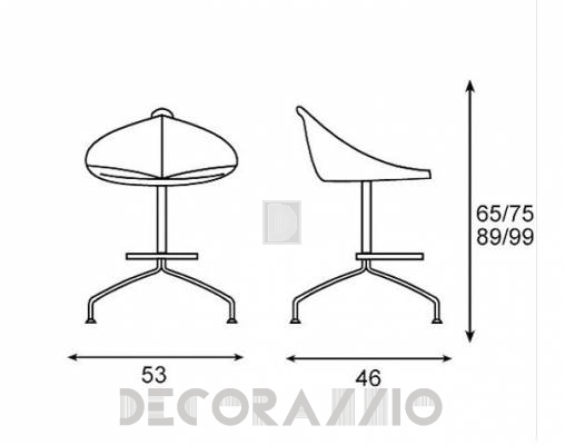 Стул барный Fasem Fiorile Bar - Fiorile Bar